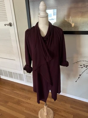 Просто Noelle фиолетовый надежном свитер w 3/4 свернуть рукава в женский размер 12/14 - Изображение 1 из 4