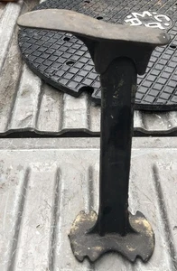 Gusseisen Schuhleisten Form Ständer 12" Vintage Schuster Reparatur Amboss - Bild 1 von 8
