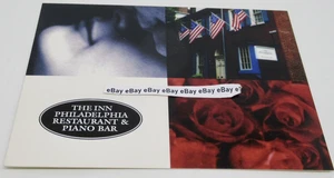 The Inn Philadelphia Restaurant Gay Piano Bar 251 Camac Postcard Flyer 6 x 4.5 - Picture 1 of 3