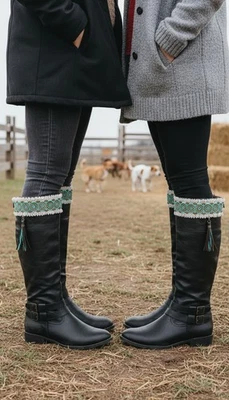 Mujeres Turquesa Azul Dorado Cuentas Nativas Topper Blanco Encaje Par Marrón Flecos Foto 1 de 4