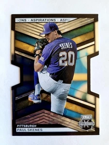¡Panini Elite Extra Black Aspirations Paul Skenes RC 2023! 30/80! 1/1! JERSEY #! - Imagen 1 de 5