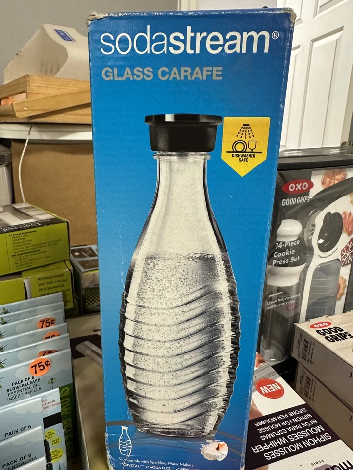 SODASTREAM - Glass Carafe Bottles Compatible with Sparkling Water Makers - Image 1 of 1