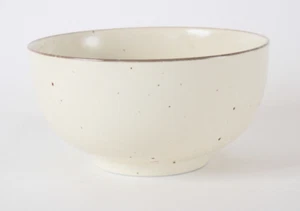 Mino ware Japanese Ceramics 6.3inch Donburi Bowl White Ivory Made in Japan - Picture 1 of 7