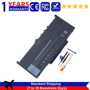Batterie J60J5 pour Dell Latitude 12 7270 E7270 E7470 MC34Y 242WD PDNM2 451-BBSX - Photo 1/7