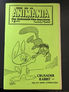 David Mruz's ANIMANIA #22 - Animated Film Quarterly Crusader Rabbit - Oct. '81 - Picture 1 of 1