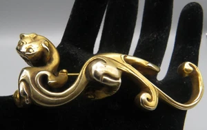 Vintage Panther Brooch Metropolitain Museum of Art Retired Fashion Jewelry - Picture 1 of 12