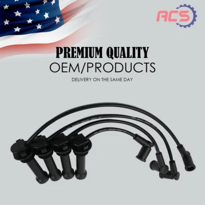 4X Fio de Vela de Ignição de Alta Energia 8mm OEM Para Ford Focus Escape Mazda 2.0L 671-4061 - Imagem 1 de 4