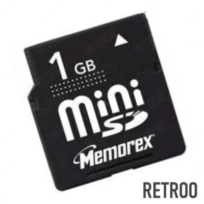 Memorex Mini-SD 1GB Memory card MiniSD for Mobile/Cellular Phones Retroo - Image 1 of 2
