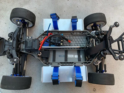 2pcs ALUMINUM BATTERY TRAYS FOR 1/10 TRAXXAS SLASH 4X4 LCG CHASSIS Silver - Image 1 of 3