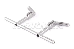 Jazrider Aluminum Rear Tube Frame Shock Damper Mount (Silver)For Axial Wraith - Picture 1 of 1