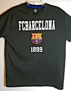 FC Barcelona 1899 Classic Men's Large Soccer Football Futbol T-Shirt Black - Picture 1 of 9