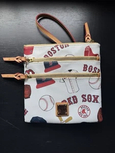 Dooney & Bourke Boston Red Sox Crossbody Purse Handbag White Version - Picture 1 of 9