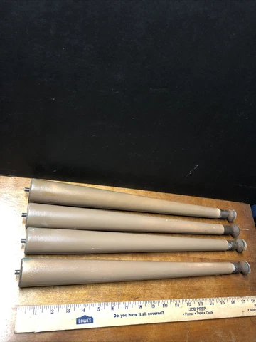 Vintage 4 WOOD Table Legs Mid Century Modern 18” set of 4  MCM Cover