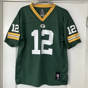 NFL Aaron Rodgers Green Bay Packers Jersey Youth Size Large (18-20) VGC - Picture 1 of 15