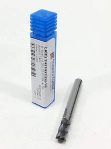 Nuevo Niagara N09713 03084013 1/4" diámetro 1/2′′ LOC 4 flautas broca de fresado de extremo cuadrado - Imagen 1 de 5