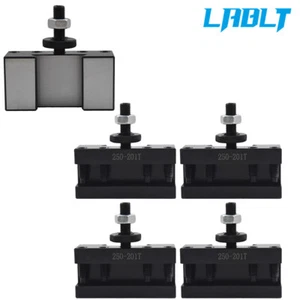 LABLT 5pz BXA 250-201T Oversize 3/4" Tornitura Cambio Rapido Porta Utensili Post - Foto 1 di 8