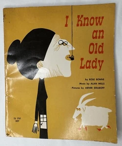 Vintage I KNOW AN OLD LADY Rose Bonne 1961 1ST Edition Scholastic - Picture 1 of 8