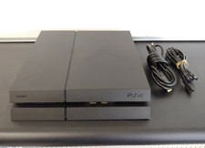 Sony PlayStation 4 PS4 500GB Jet Black Video Game Console CUH-1215A w Cords