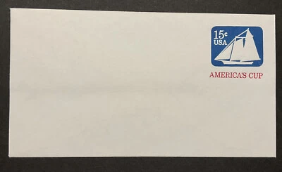 1980 USPS 15c America's Cup Envelope Unused Legal US Stamps SC# U598 MNH - Image 1 of 3