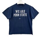 Nike Team We Are Penn Sate Nitanny Lions Spell Out T Shirt Adult Small Blue
