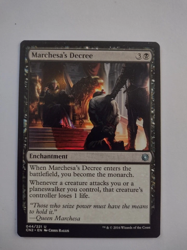 MTG Marchesa's Decree [Conspiracy: Take the Crown, Un-Played] - Image 1 of 1