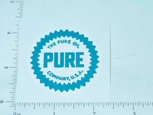 2" Round Pure Oil Sticker A-045 - Picture 1 of 1