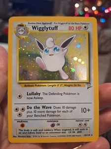 Pokémon Holo Card Wigglytuff 19/130 Rare NM Base Set 2 - Picture 1 of 2