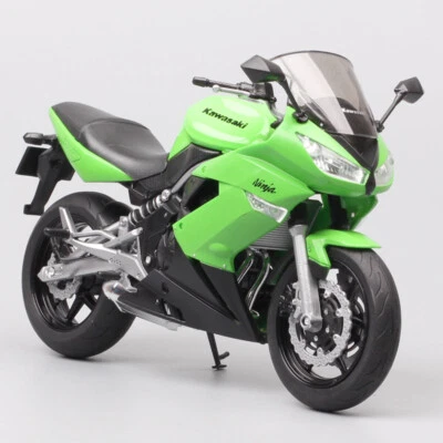 1/10 Welly Scale Kawasaki Ninja 650R Motorcycle Model Touring Racing Bike Toy - Image 1 of 4