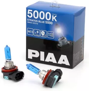 PIAA Headlamp/Fog Lamp Halogen Bulb H11 5000K Stratos Blue 2 Pcs 12V 55W HZ310 - Picture 1 of 6