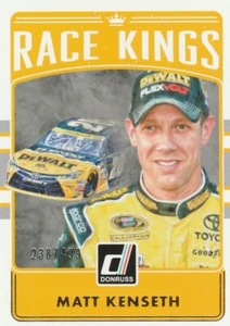 2017 Donruss Racing Nascar Gold Foil Parallel Race Kings Matt Kenseth /499 - Picture 1 of 1