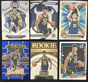 6 Karten NBA Lot Ben Sheppard Indiana Pacers Rookie RC Insert Prizm, Mosaic & mehr - Bild 1 von 6