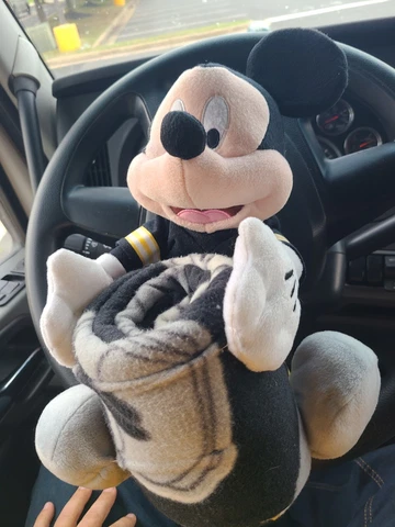 Mickey Mouse Plush 14" Pittsburgh Steelers Throw Set Disney NFL Character Cover