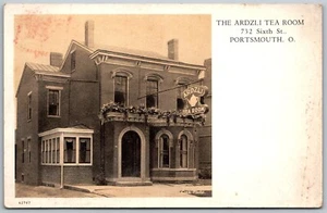 Portsmouth Ohio 1920s Postcard The Ardzli Tea Room - Picture 1 of 2