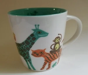 Starbucks Zoo Animals Mug 2008 New Bone China Child’s Giraffe Monkey Tiger  - Picture 1 of 8