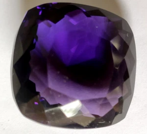 Large Purple Amethyst 43.40 Ct. Cushion Cut Loose Gemstone for Ring & Pendant - Picture 1 of 6