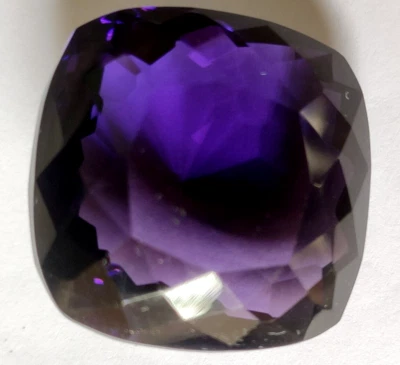 Large Purple Amethyst 43.40 Ct. Cushion Cut Loose Gemstone for Ring & Pendant - Image 1 of 4