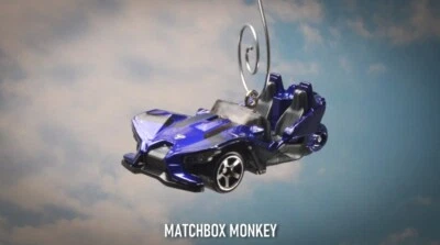 Blue Polaris Slingshot 3 Wheel Motorcycle Motor Bike Christmas Ornament Adorno - Image 1 of 4