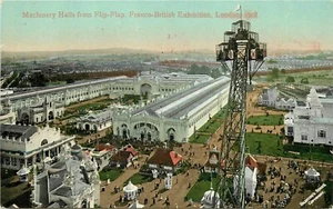 Postal 1908 Reino Unido Londres salas de maquinaria Franco exposición británica UK24-1456 - Imagen 1 de 2