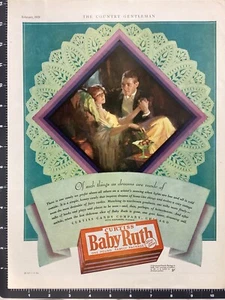 Anuncio impreso vintage de Baby Ruth 1929 Curtiss Candy Chicago - Imagen 1 de 1