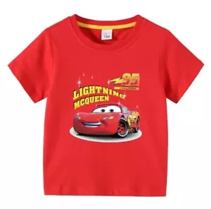 Boys Lightning McQueen Red T Shirt, 110cm & 120cm - Picture 1 of 4