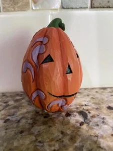 Jim Shore Halloween Egg Jack-o-Lantern Egg  2.5" Tall FREE SHIPPING - Picture 1 of 3
