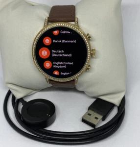 Fossil Gen 4 Authentic Digital Dial Smart Watch Custom Band FTW6012 DC505 - Picture 1 of 12