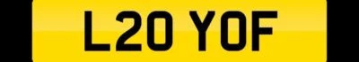 LLOYD F ЗАВЕТНЫЙ НОМЕРНОЙ ЗНАК АВТОМОБИЛЯ REG L20 YOF LLOYD LLOYD'S С ВКЛЮЧЕННЫМИ СБОРАМИ - Изображение 1 из 4