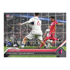 2023 Topps Now MLS 121 MIGUEL PEREZ ST LOUIS CITY FC ROOKIE RC