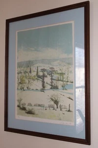 Albert Drachkovitch Signed/Limited Edition Lithograph Snow Winter Landscape - Picture 1 of 7