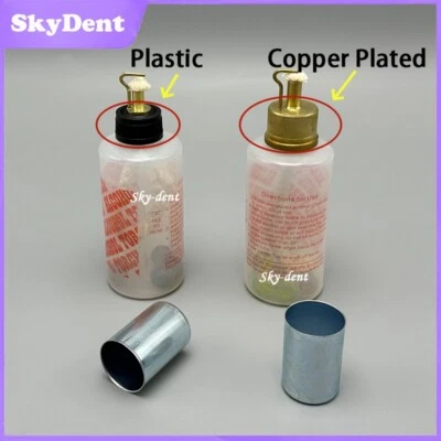 Dental Lab Alcohol Burner Lamp Plastic / Copper Plated Nozzle Torch Flame Bottle - Image 1 of 4