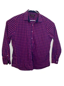 Nick Graham Everywhere Plaid Button Down Long Sleeve Men's Shirt Size Medium   - Picture 1 of 7