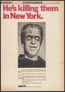THE MUNSTERS - Pubblicità commerciale originale 1968 / poster_Herman Munster_Fred Gwynne - Foto 1 di 1
