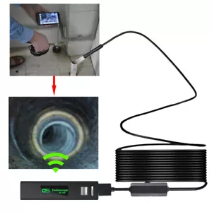 10M 8LED Endoscopio WiFi Boroscopio HD Cámara de Inspección para iPhone Android PC - Imagen 1 de 24