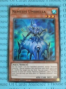 Nemeses Regenschirm ETCO-DE011 Super Rare Yu-Gi-Oh Karte 1. Auflage Neu - Bild 1 von 4
